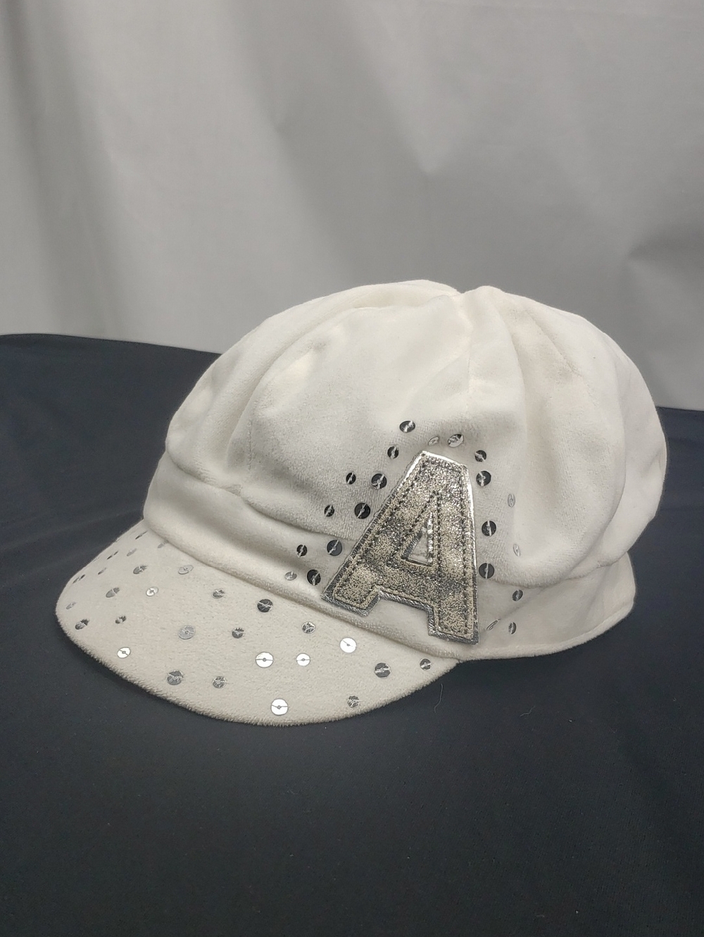Girls Monogram Justice Hat Cap Letter 'A'